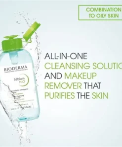 Nước Tẩy Trang Bioderma Dành Cho Da Dầu & Hỗn Hợp 500ml Sébium H2O
